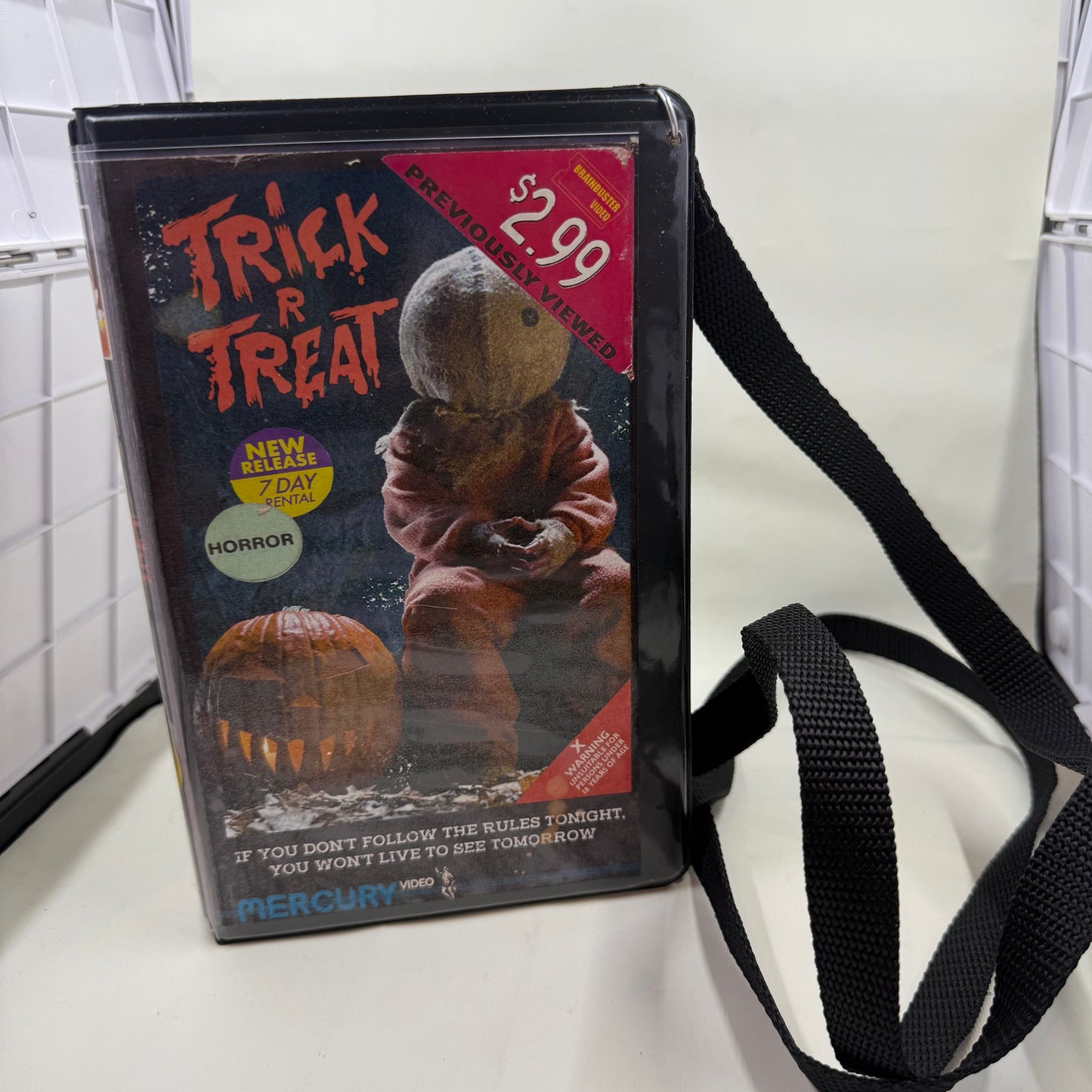 Custom Horror VHS Clamshell Purse - Multiple Titles