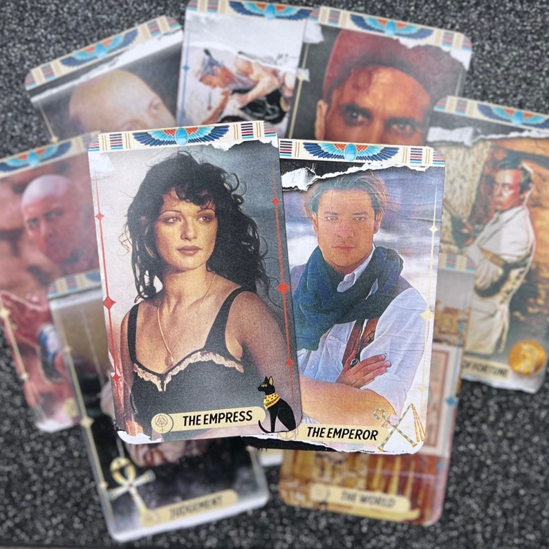 The Mummy Brendan Fraser inspired Major Arcana Tarot Deck | Occult Pop Culture