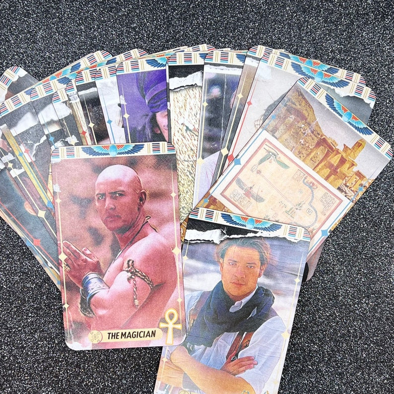 The Mummy Brendan Fraser inspired Major Arcana Tarot Deck | Occult Pop Culture