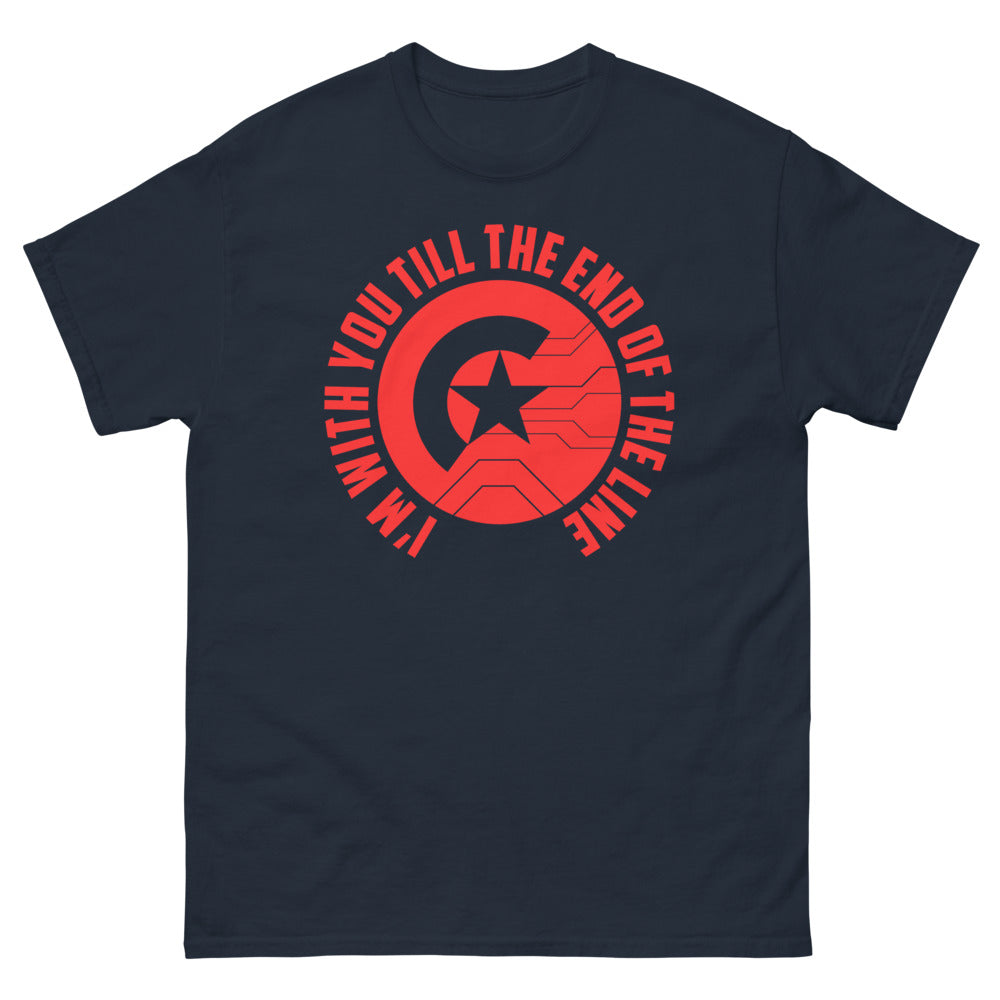 Till the End of the Line | Captain America Inspired T-Shirt
