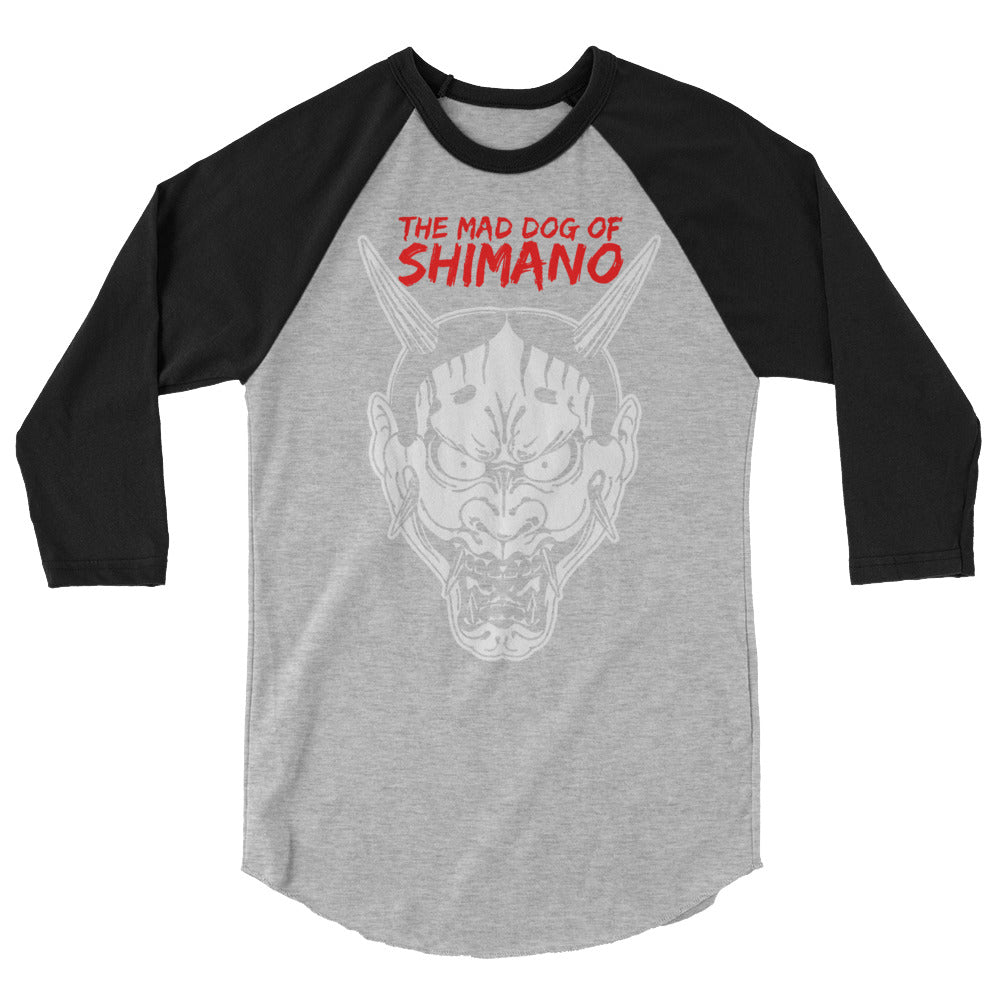 Majima Mad Dog of Shimano Raglan Baseball T-Shirt