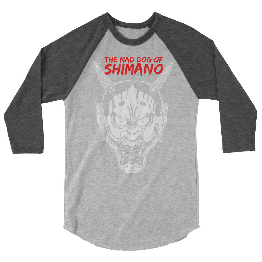 Majima Mad Dog of Shimano Raglan Baseball T-Shirt
