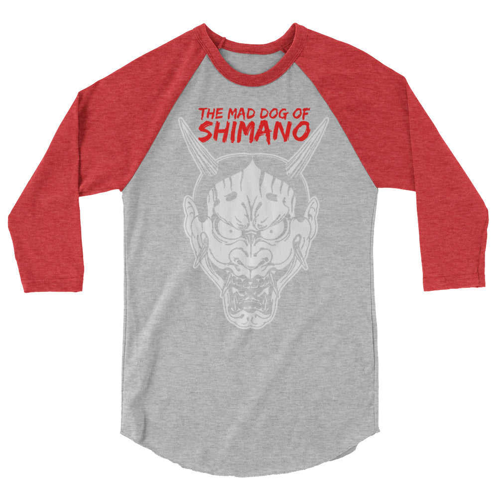 Majima Mad Dog of Shimano Raglan Baseball T-Shirt