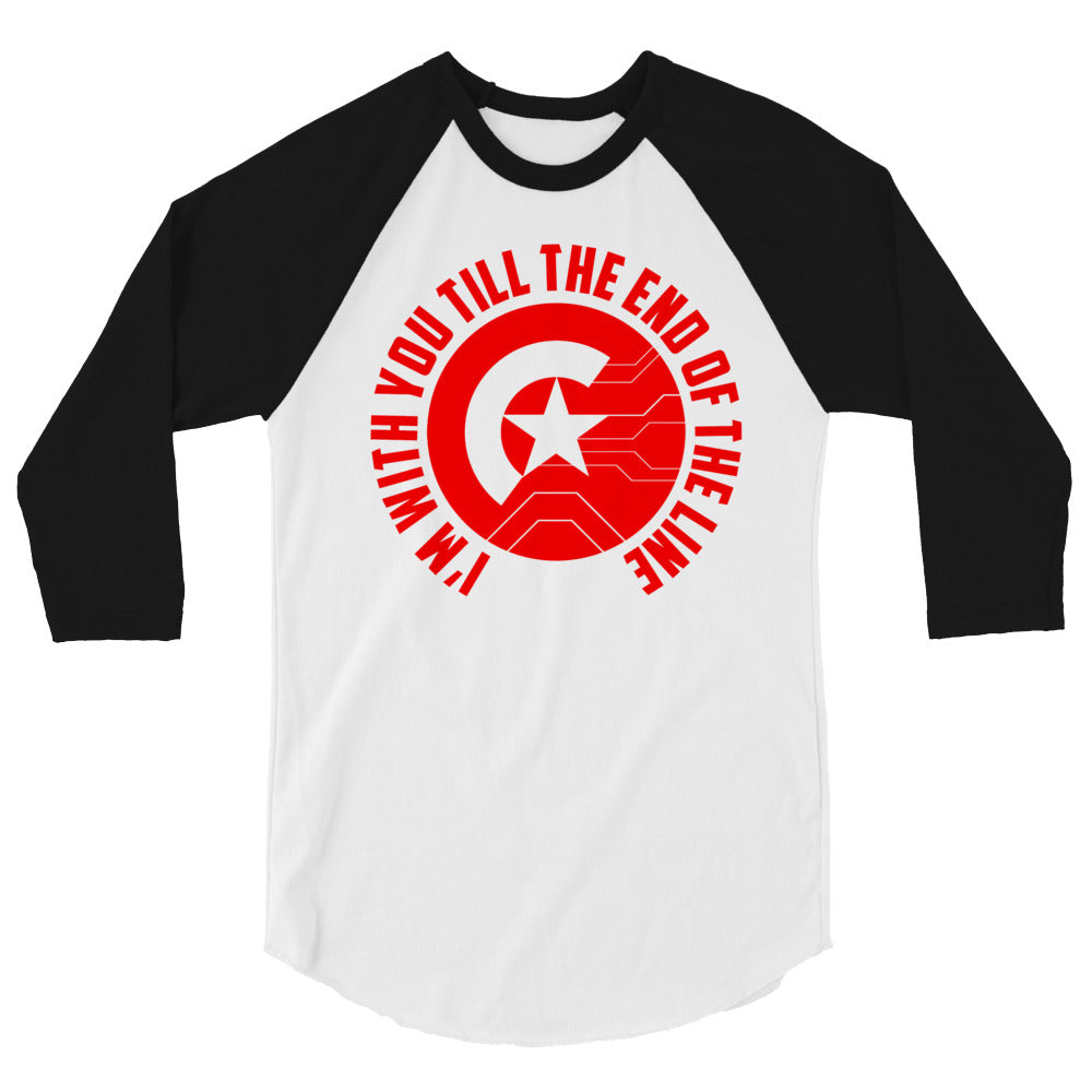 Till the End of the Line Raglan Baseball T-Shirt
