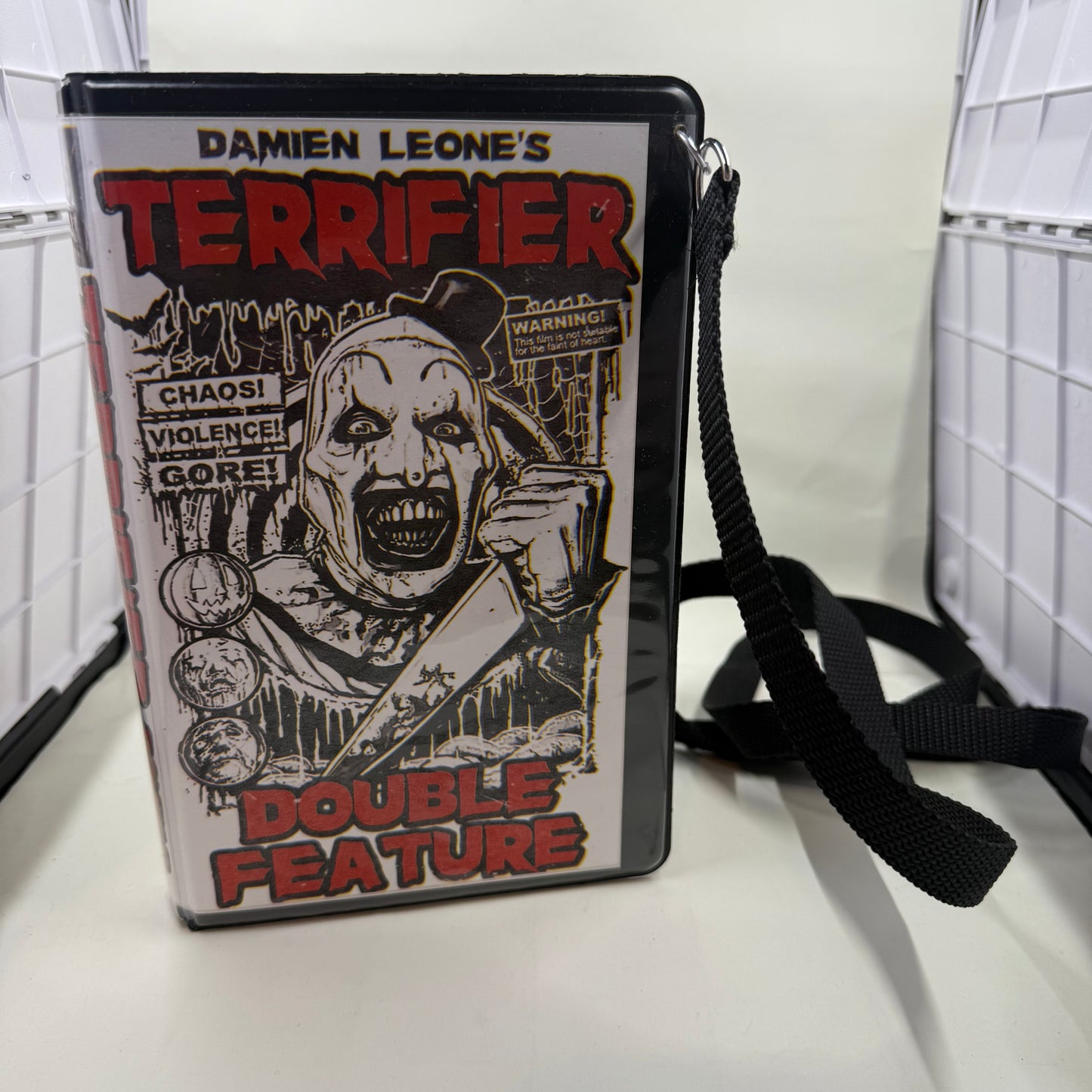 Custom Horror VHS Clamshell Purse - Multiple Titles