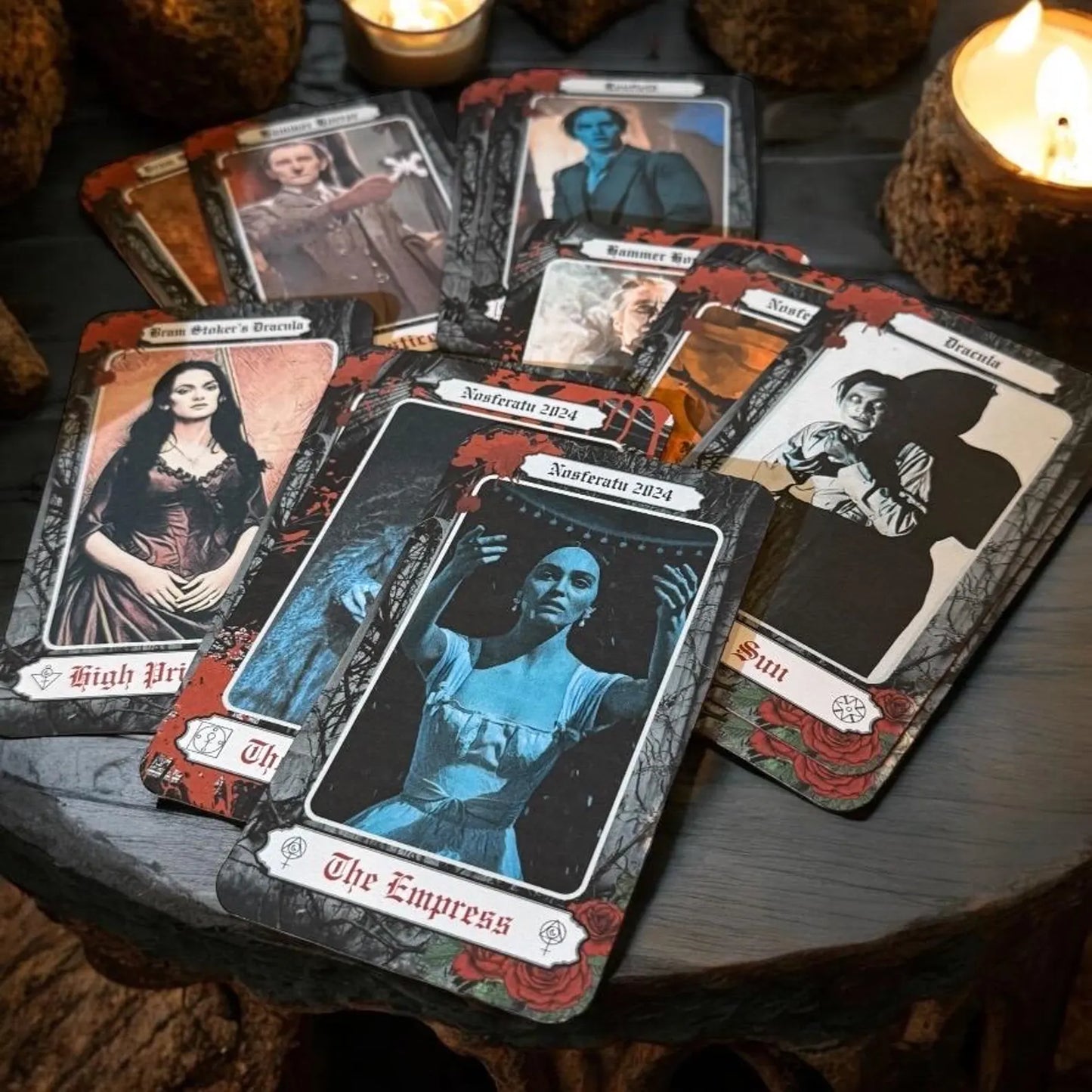 Children of the Night Major Arcana Tarot – Nosferatu and Dracula Inspired, Vampire Aesthetic, Occult Divination, Dark Fantasy Tarot, Witchy