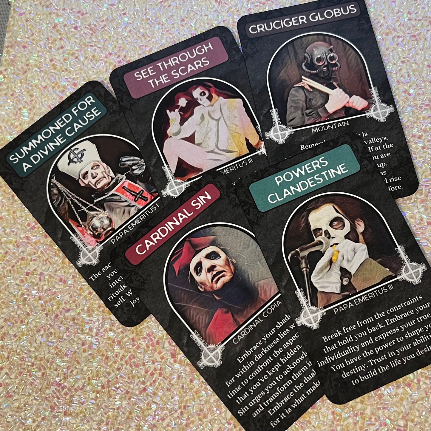 Ghost Band inspired Oracle Card Deck Version 2 | Occult Pop Culture