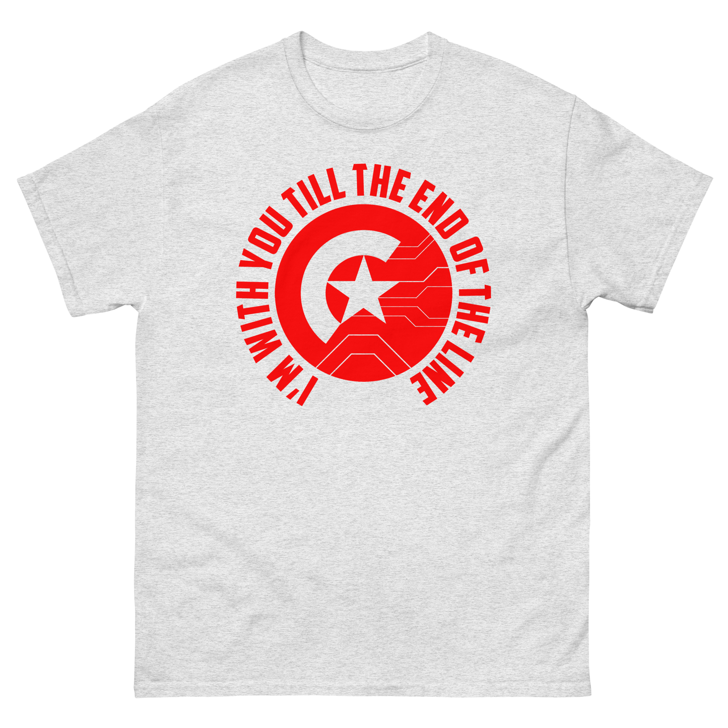 Till the End of the Line | Captain America Inspired T-Shirt