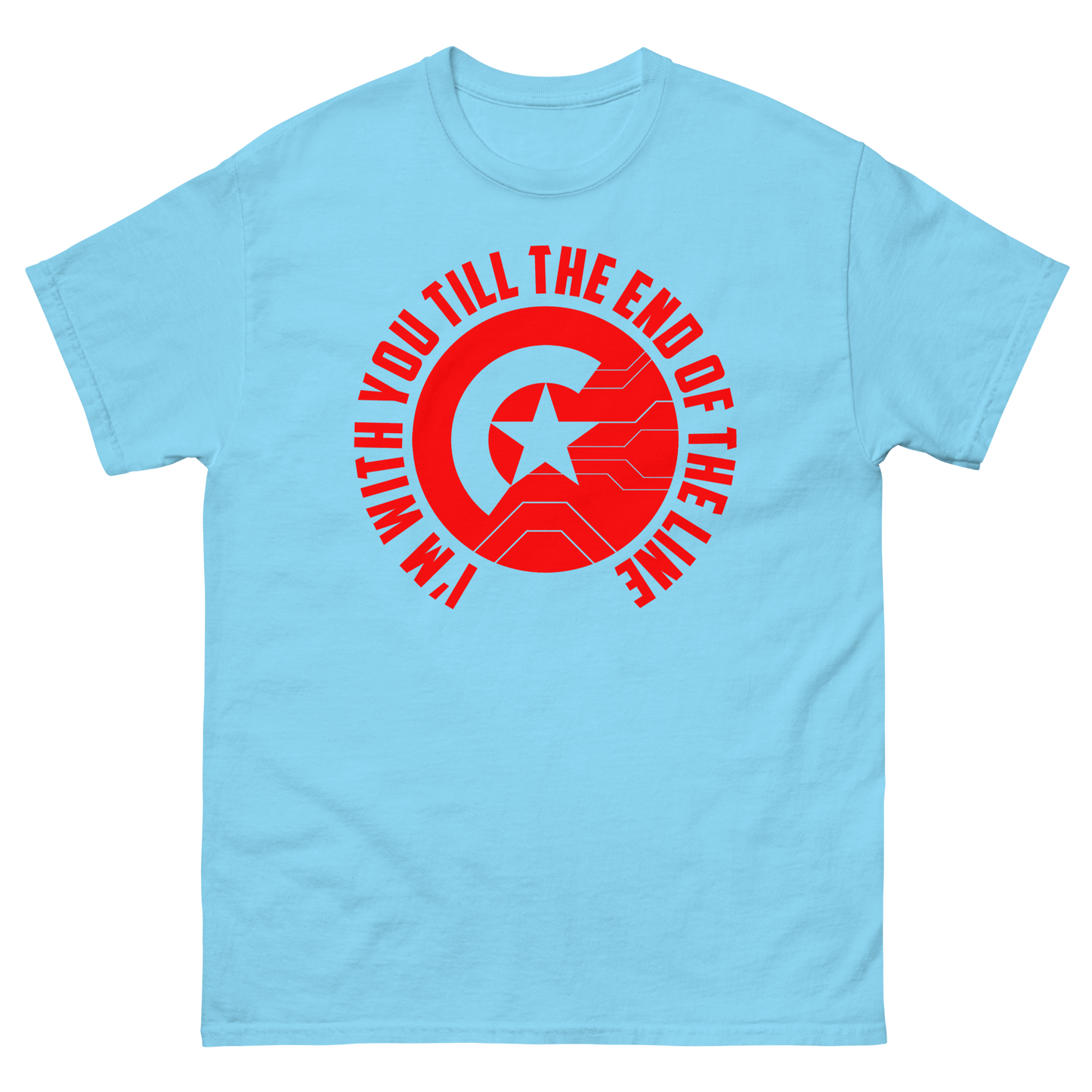 Till the End of the Line | Captain America Inspired T-Shirt