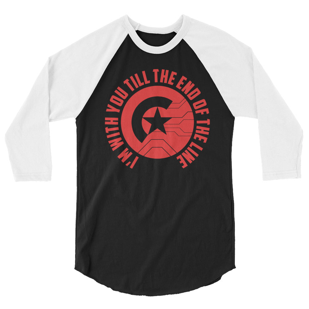 Till the End of the Line Raglan Baseball T-Shirt