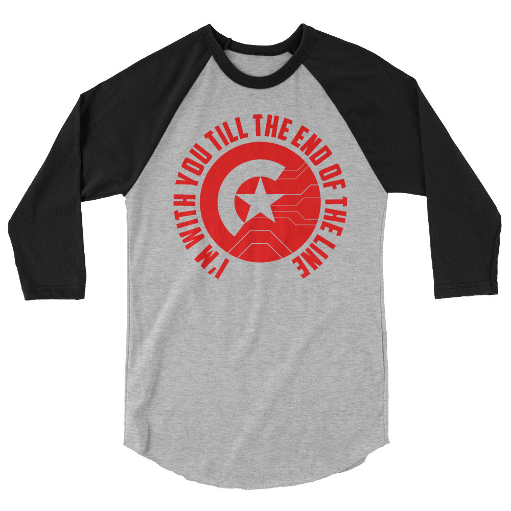 Till the End of the Line Raglan Baseball T-Shirt